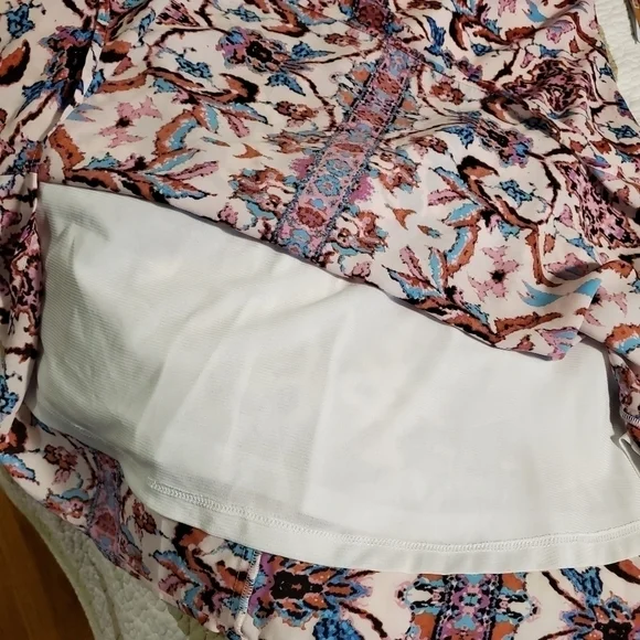 Aqua multicolored spaghetti strap mini dre… - Picture 4 of 6